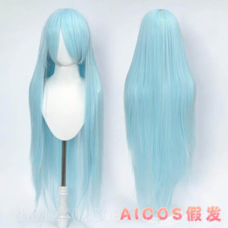 高档AICOS 100CM长直发用女古装动长发毛假娘造型c漫os发假毛长刘