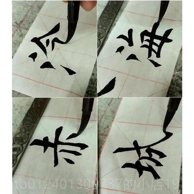 高档张成鼠须毛笔套装高全级专业套行初学田英章狼毫兼毫书木专用