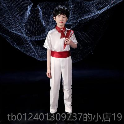 高档儿童童声合唱演出服国小学生六演讲庆诗歌演朗诵出服一童心向
