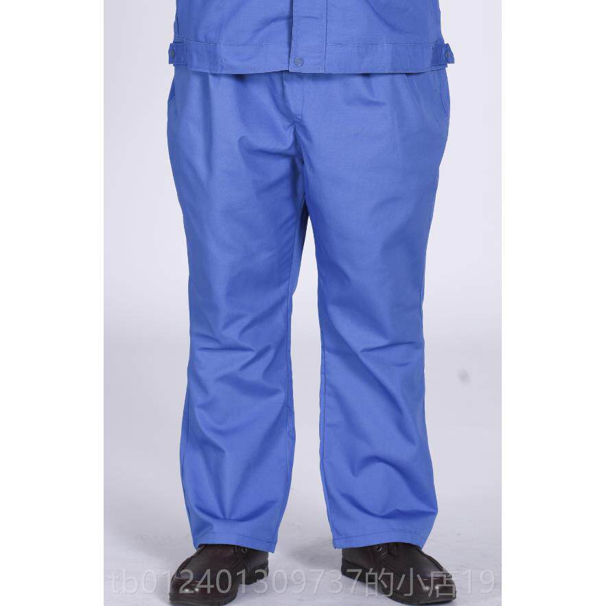 高档江燕春秋劳保2裤汽修工作裤子男士加码肥加大胖子50斤宽服松