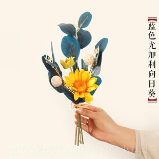 高档新式复古迷你小花器中意陶艺花瓶摆件 茶桌插花 干花陶瓷禅罐