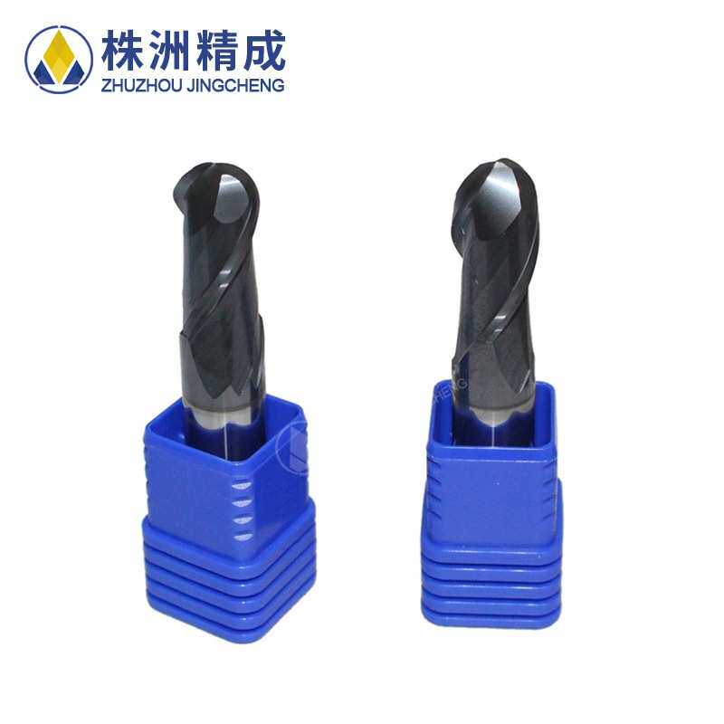 株洲钻石切削整体硬质合金立铣刀 二刃直柄球头立铣刀GM-2B-R7.0
