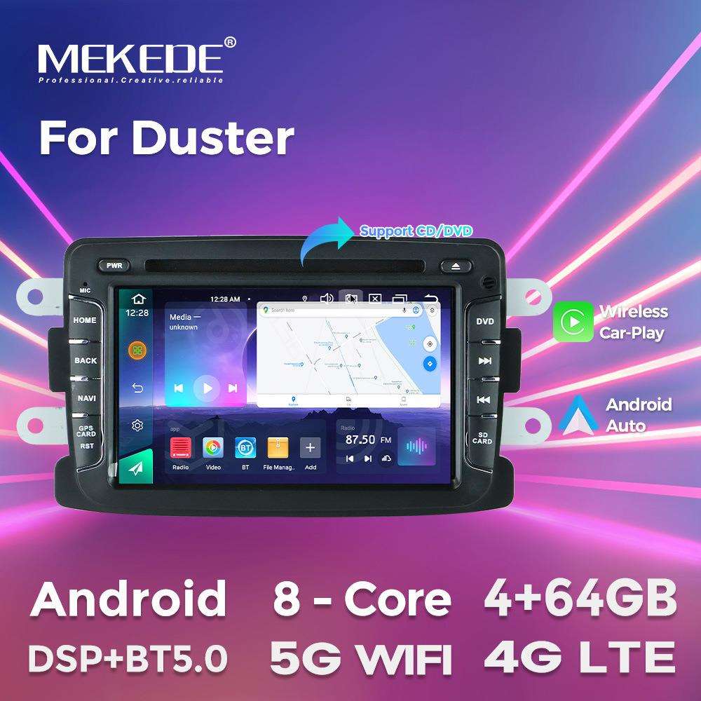 适用雷诺Renault Duster 7寸带DVD安卓大屏中控导航蓝牙Carplay