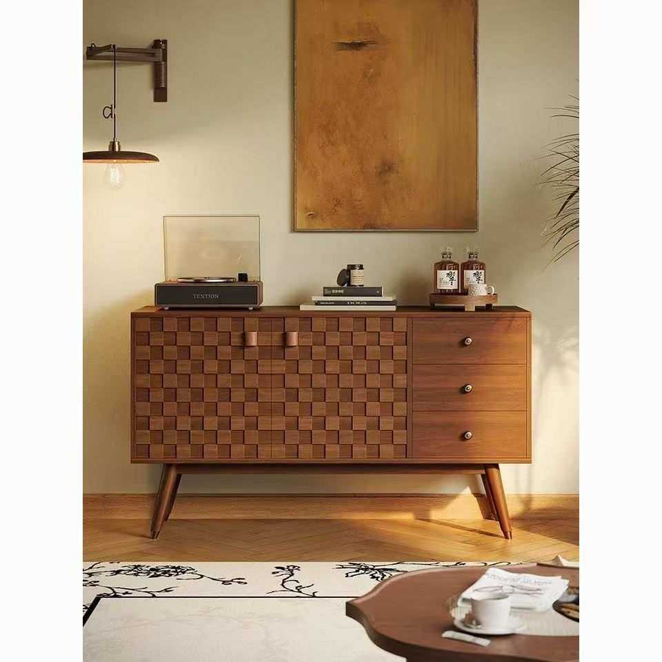 复古斗柜黄杨木中古风实木柜子日式餐边柜中古咖啡柜储物柜,3C数码配件,摄像机配件,淘宝优惠券,粉丝福利购,淘宝优惠卷