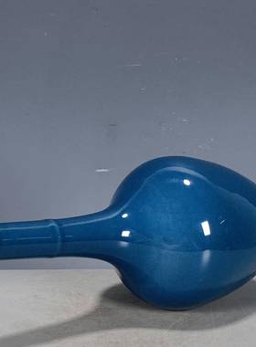 瓶回清雍款单色釉细径赏花正瓶UNB仿古瓷器古玩杂项博物架流摆件