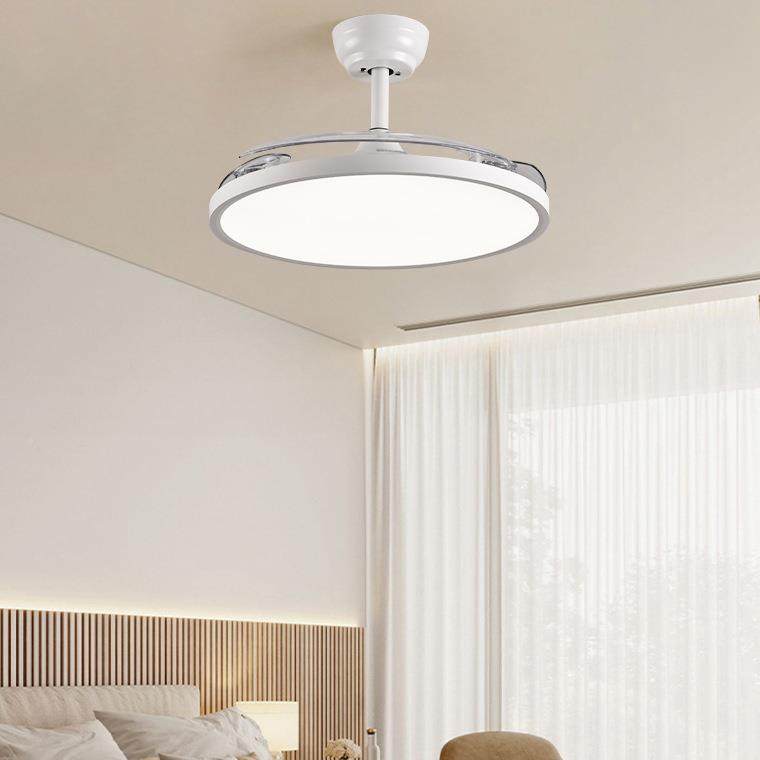 全光谱护眼吊扇灯智客厅风扇灯无品牌/简约现代卧室书餐静厅音能