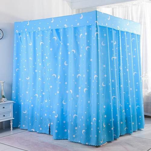 遮光帘家用双床床幔隔断10009793帘遮人布卧室单人床光防包尘挡风