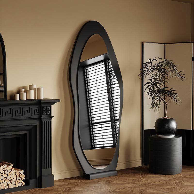 中古全镜家MGP-LK96用身落地镜红异型镜壁感穿衣镜卧网室挂试衣镜