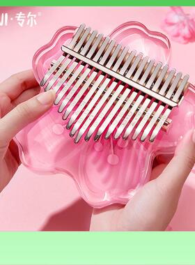 ?卡林巴拇水指琴21音亚力17/21音kal克imba1晶7音手指琴小乐器姆