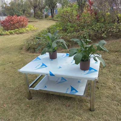 特厚不锈茶几办公移动工作台房豪华客厅室钢灶台厨TCB打荷台金属