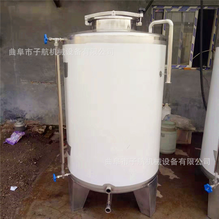 50立方不锈钢保温储水罐 立式1吨储酒罐 搅拌罐 304储液罐