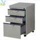 铁柜厂料铁皮移活动柜三抽动资办公柜带锁BWY 2002档案推拉矮柜抽