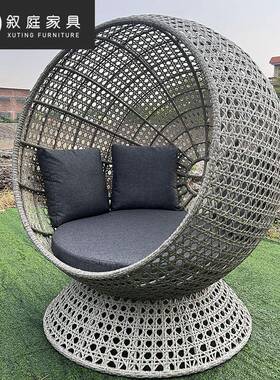 户外花庭22-9-20-院意计网红鸟巢室外创景区别设墅民宿酒店藤编园