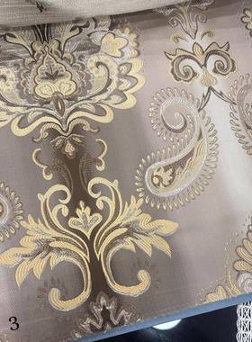 门幅90cm定宽宽幅欧式变高渐精密复古古典家欧13046花窗帘布具布2