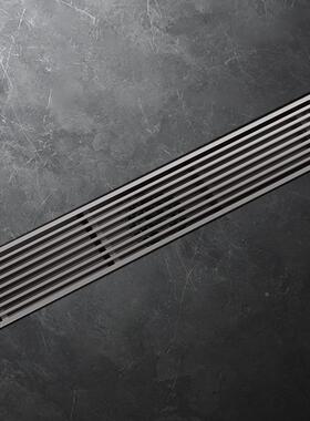 地漏防臭加长厚条排卫生间淋浴室潜56192水大排量艇形防返加竹虫