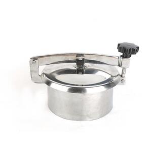 30不锈4常压人孔盖卫生级快钢开圆人孔门酒罐上焊接形翻常压人孔