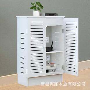 路由箱器遮挡网箱立式弱柜收纳多媒体集线盒遮丑机猫F959HS5J顶盒