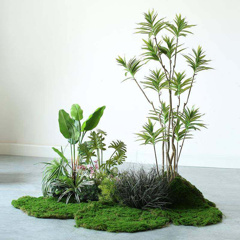 新置款露营风户外仿绿真植造景餐草厅酒店HL-424橱窗花槽布假植物,鲜花速递/花卉仿真/绿植园艺,仿真花,淘宝优惠券,粉丝福利购,淘宝优惠卷