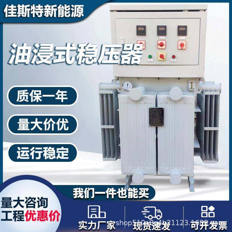 三油浸式稳压器全稳铜TNSJA-50全密封感应压器200K相VA0-750V50V1