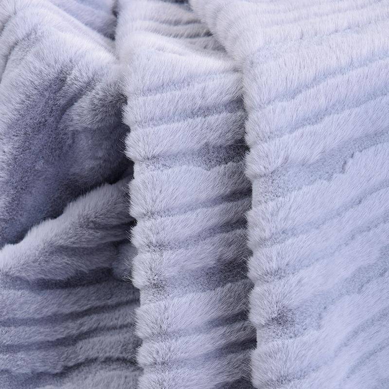 树皮纹貂绒面EHS料仿水貂绒布秋冬服具装玩装服大衣抱枕布料