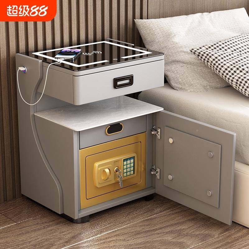 ?智能床柜保险家箱头一THJ体多功简能约现代无线充电卧室用收纳免,电子元器件市场,其它元器件,淘宝优惠券,粉丝福利购,淘宝优惠卷