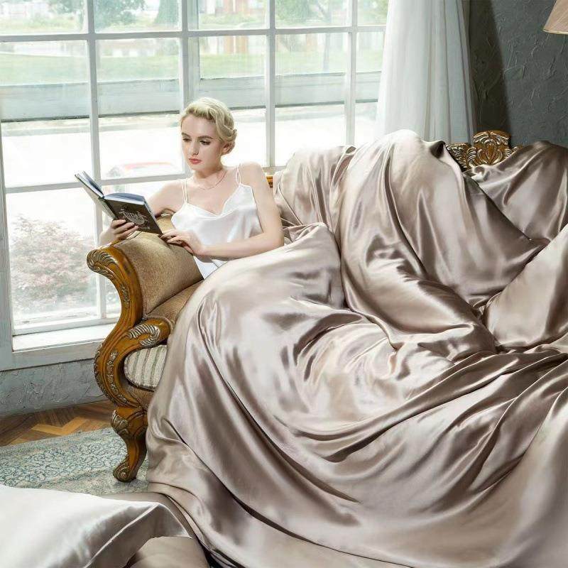 重磅30姆米桑套蚕丝四四62404116件套面丝绸双被冰丝天丝春夏床品,床上用品,床品套件/四件套/多件套,淘宝优惠券,粉丝福利购,淘宝优惠卷