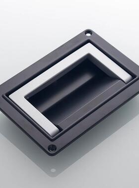 CFO恒珠PL003可叠隐形提工具隐藏式手暗拉手锌箱合金电折控柜把手