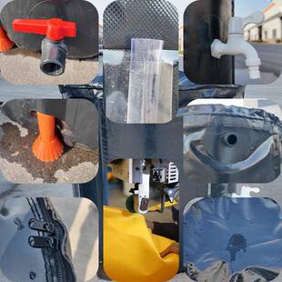 罐家用602洗软体雨水收集园桶林园艺户外带盖储水可折叠便携加厚