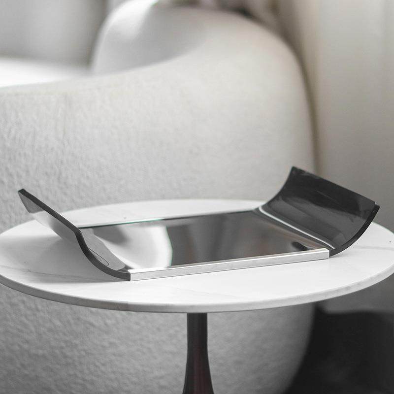 无极简现代翘边托盘桌件样板房展家摆居简约面收纳盘厅别墅软装饰,家居饰品,装饰摆件,淘宝优惠券,粉丝福利购,淘宝优惠卷