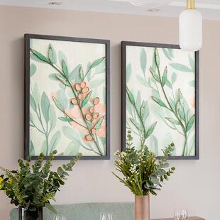 田挂园SM3601风挂铁艺壁餐厅墙面饰装 饰 饰件创意饰玄关墙壁立体装