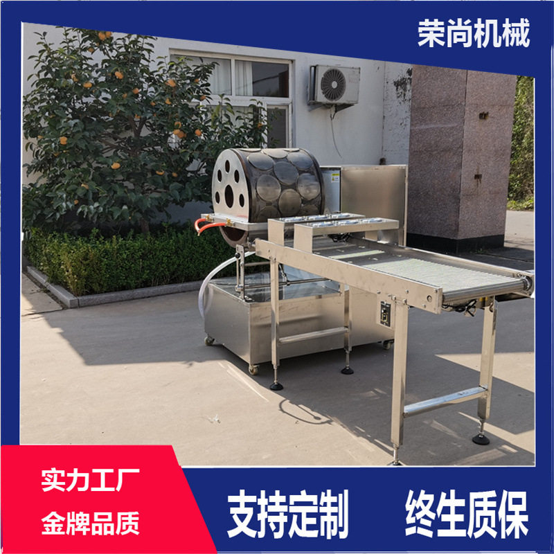 供应北京烤鸭饼机 方形蛋皮机器 电磁加热春卷皮机