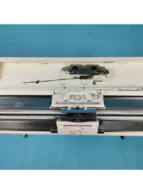 厂家直销全新家用毛衣编织机KH260主机+KR260副机 双针床搭配套机