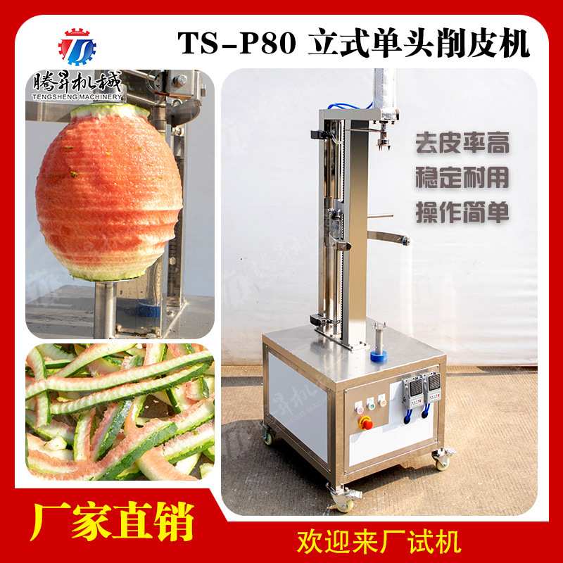 电动瓜果削皮机 密瓜菠萝去皮机 南瓜冬瓜削皮机 单头电动削皮机