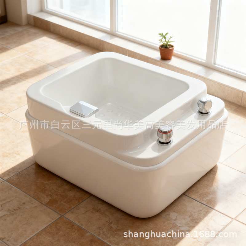 足浴器盆亚克力沐足疗店用智能电动按摩养生家用商用洗脚泡脚桶盆
