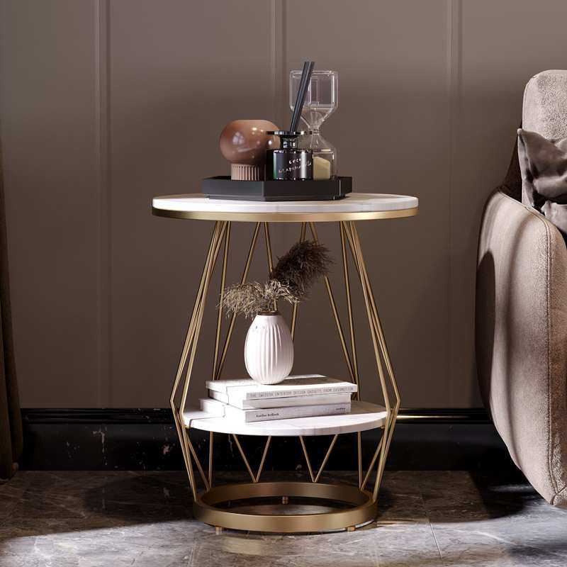 沙发边几轻奢现代岩板大理石角几阳台小圆桌客厅茶几创意床头边柜,3C数码配件,摄像机配件,淘宝优惠券,粉丝福利购,淘宝优惠卷