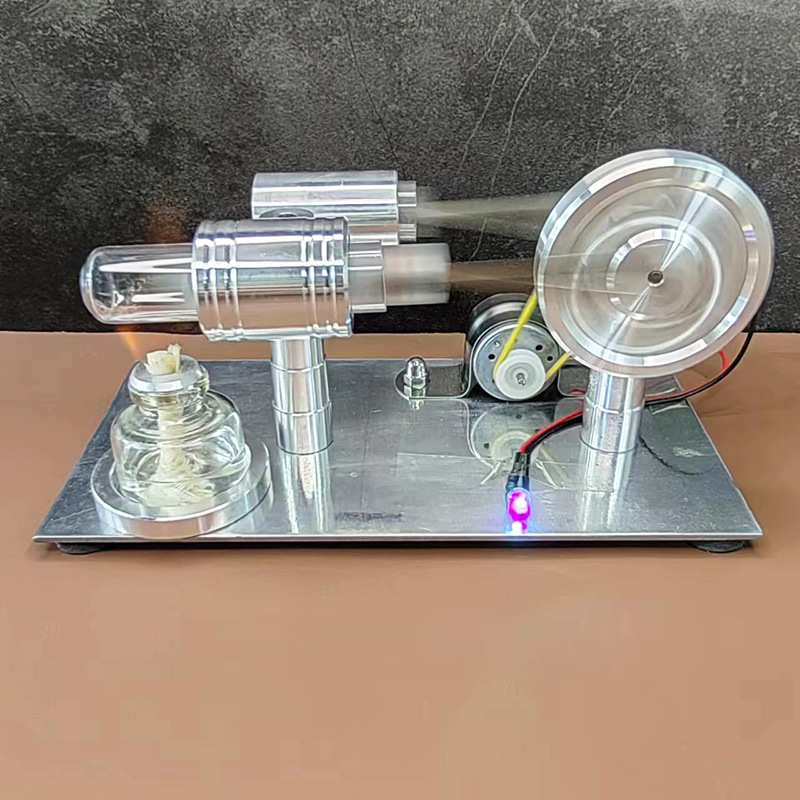 斯特林发动机外燃机微型发电机生日礼物发动机蒸汽机模型引擎迷你