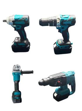 MT款电工动工具套装锂电4件58797套家厂多功装能锂电房动具