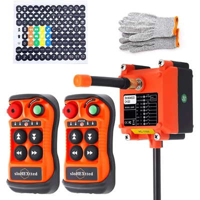 4 Button Wireless Crane Remote Control 12V 24V Radio Dule Tr