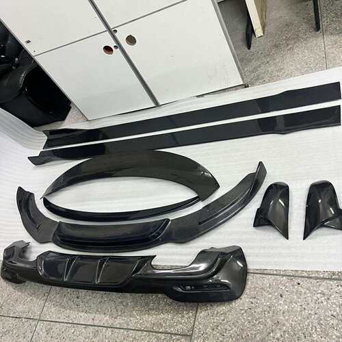 适用于F34宝马3系GT320i330im运动版改装碳纤维前唇侧裙后唇尾翼