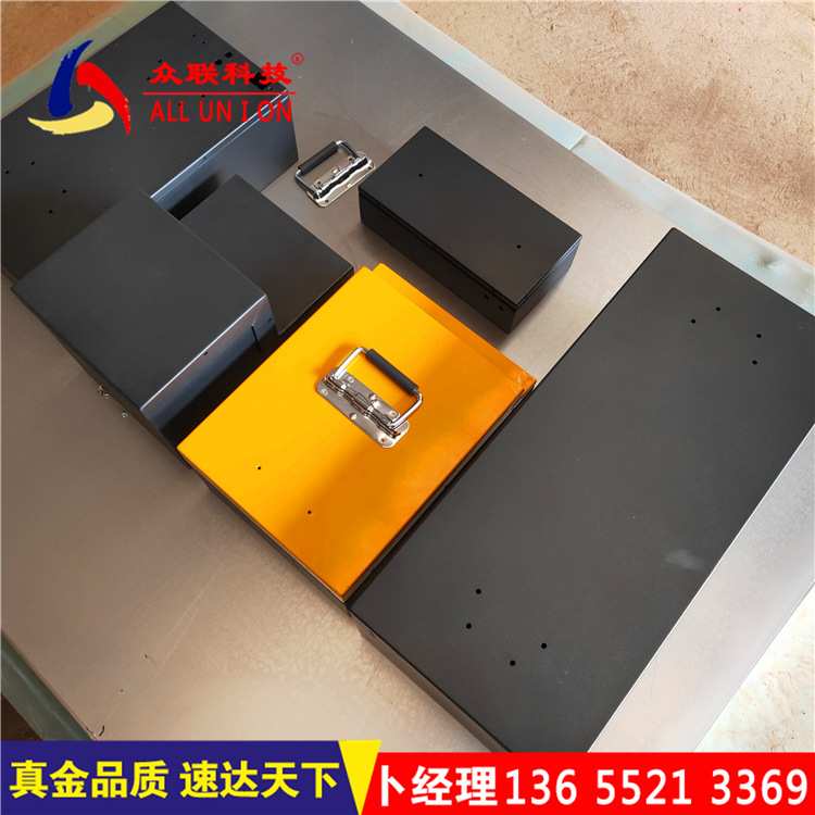 48v60v72v高品质金属箱子立式带提手防水锂电池盒子厂家直销
