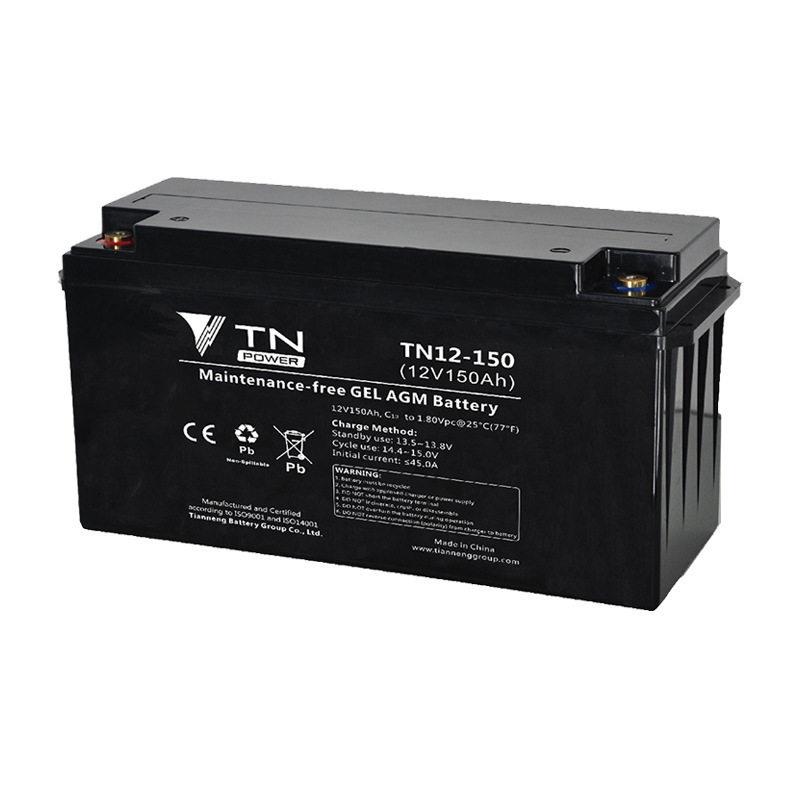 天能蓄电池12V150AH TN12-150直流屏太阳能EPSUPS电源用铅酸电