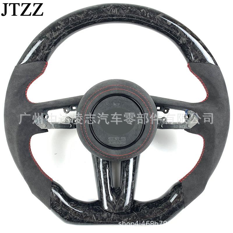 适用于马自达次时代昂克赛拉阿特兹CX5CX30CX50方向盘碳纤维2021