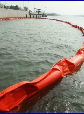 供应新络内河垃圾拦截WGV750 固体浮子式PVC围油栏水面油污拦截