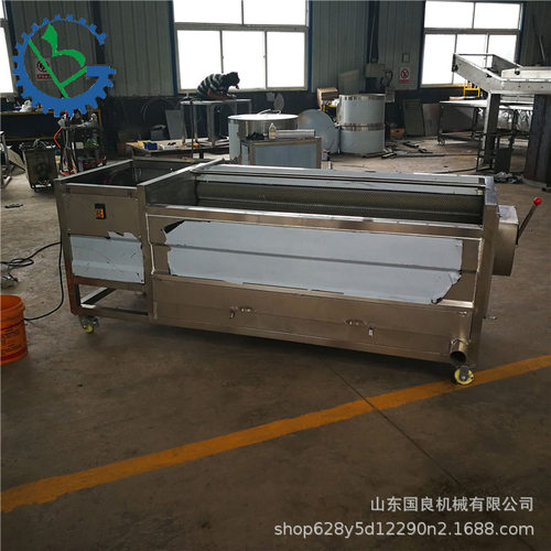 厂家供应毛刷清洗机 刺梨清洗机 胡萝卜抛光清洗机 加工定制