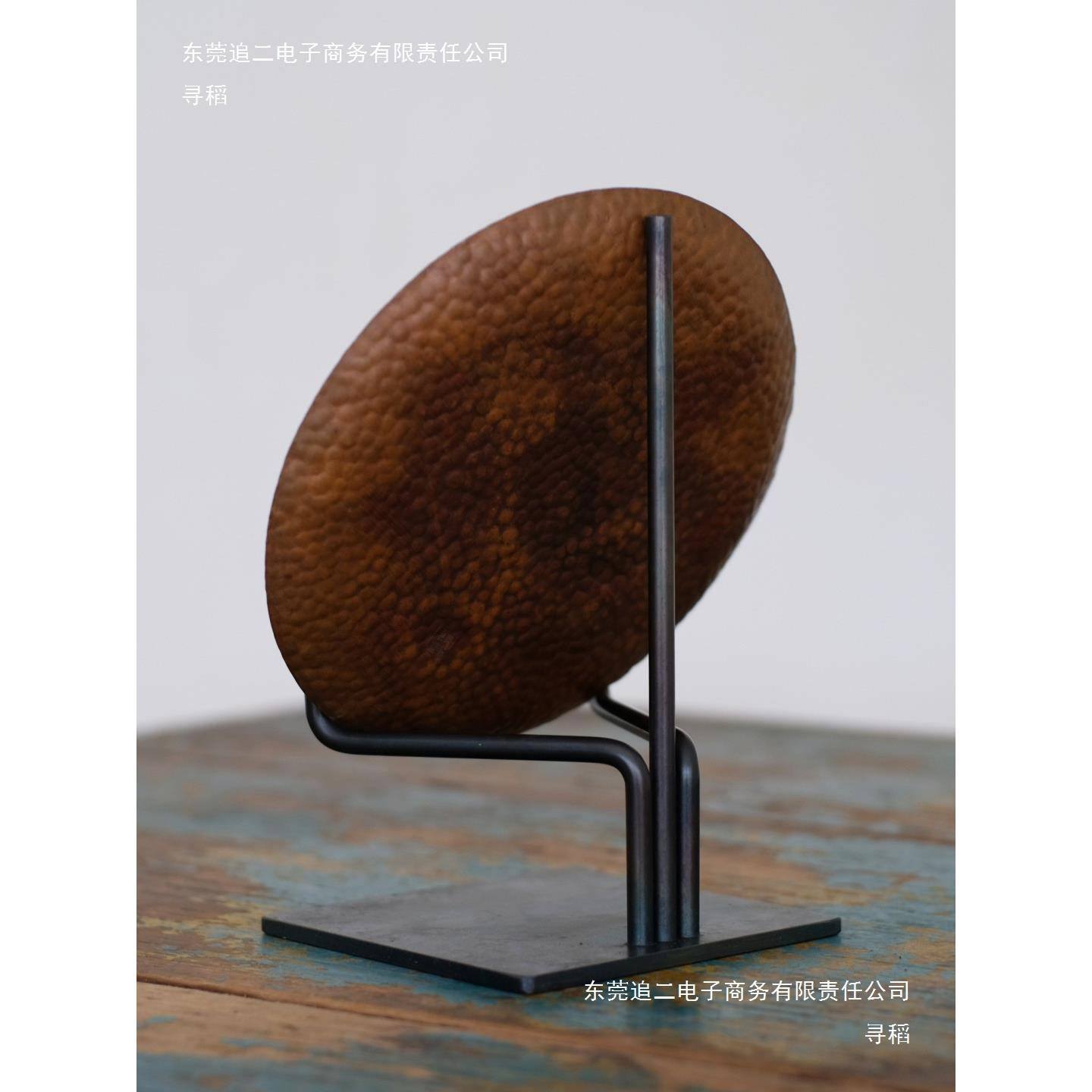 复古摆盘铜镜展示架陶瓷盘盏碟瓦当画框奖牌装饰支撑架