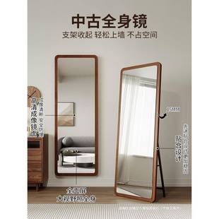 中古全身镜落地镜家用女生卧室简约穿衣镜服装 店试衣镜挂墙大镜子