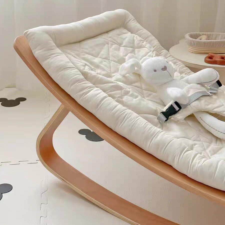 摄影道具用品儿拍照躺椅实木摇摇椅道具睡床摇篮婴儿摇椅