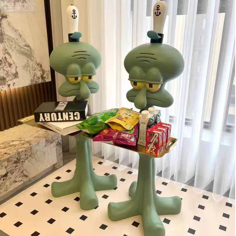 现货章鱼哥超大落地手办摆件