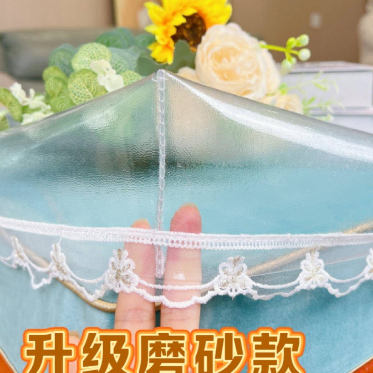 透明PVC桌罩防水防油耐高温烤火炉桌罩烤火罩包边简约取暖套皮垫