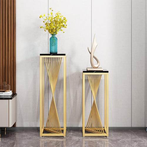 3Y铁艺花架客厅简约现代轻奢置物架落地式室内阳台摆件装饰架子绿